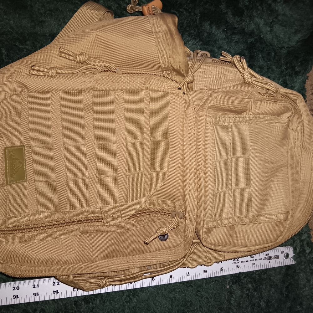 Tan Tactical Backpack - Picture 2 of 6